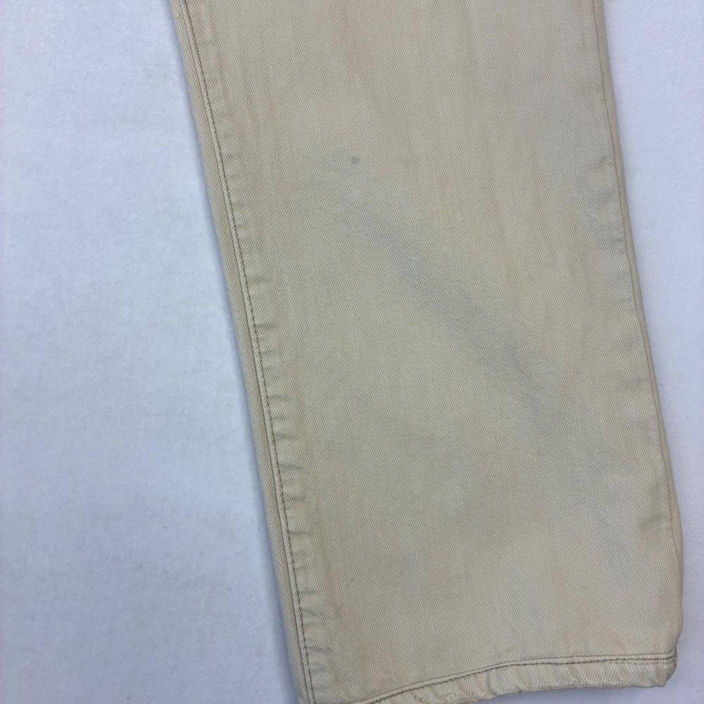 Polo Ralph Lauren Classic Fit Jeans Mens 35x29 Tan Khaki Cotton Denim Straight - Picture 12 of 12